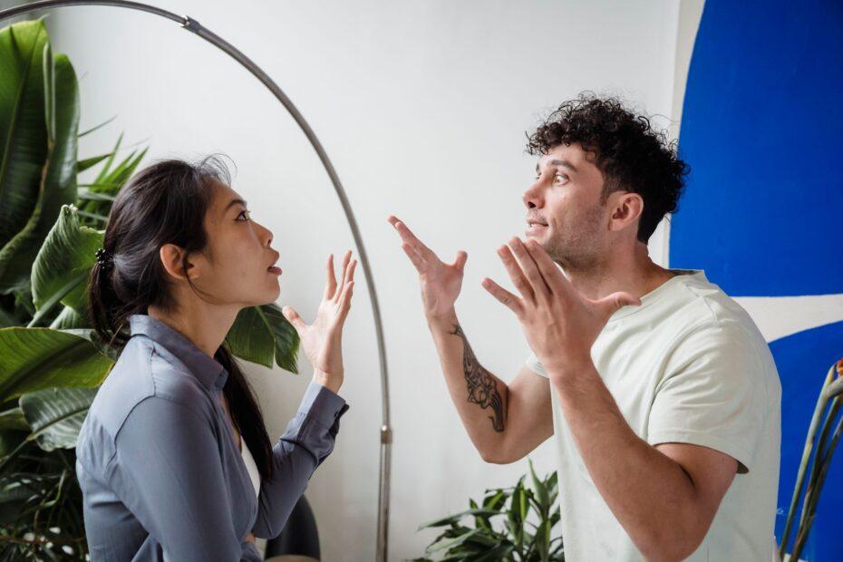Illustration of The Difference Between Healthy Arguing and Damaging Conflict